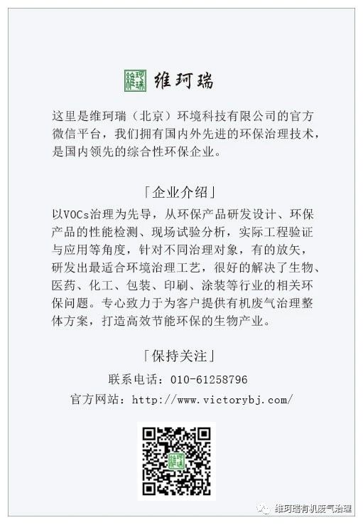 【關(guān)注】維珂瑞簽約某化工企業(yè)廢氣治理項目第一階段完工 【關(guān)注】維珂瑞簽約某化工企業(yè)廢氣治理項目第一階段完工